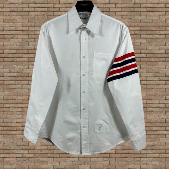 Thom Browne Other - Men's Cream Long Sleeve Shirt Thom Browne